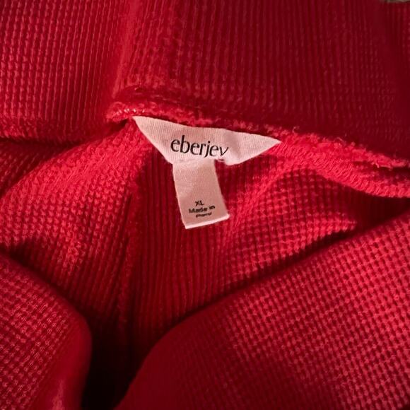 Eberjey Women's Short Sleeve Pajama Set.  Jogger bottoms, Short Sleeve.  Size XL - Picture 6 of 9